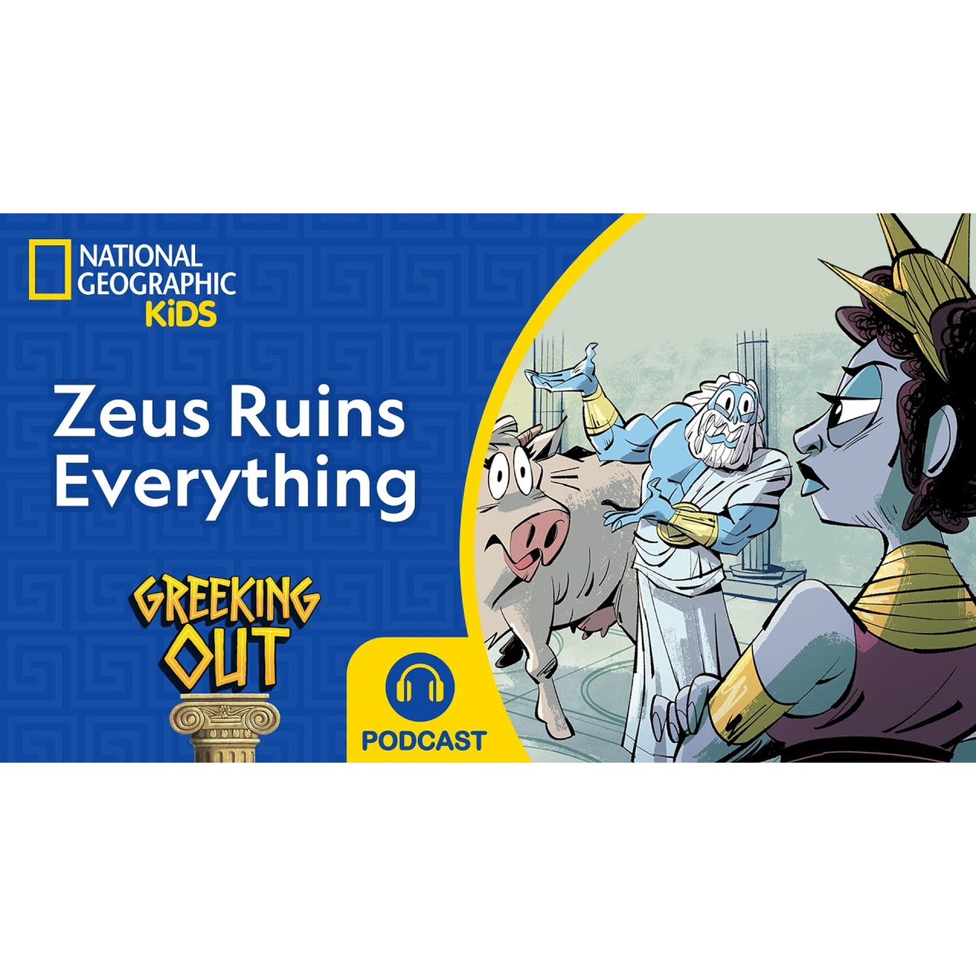 Myths of Jupiter's Moons ft. Rick Riordan | Greeking Out Podcast | NEW | S11 E1 | @natgeokids