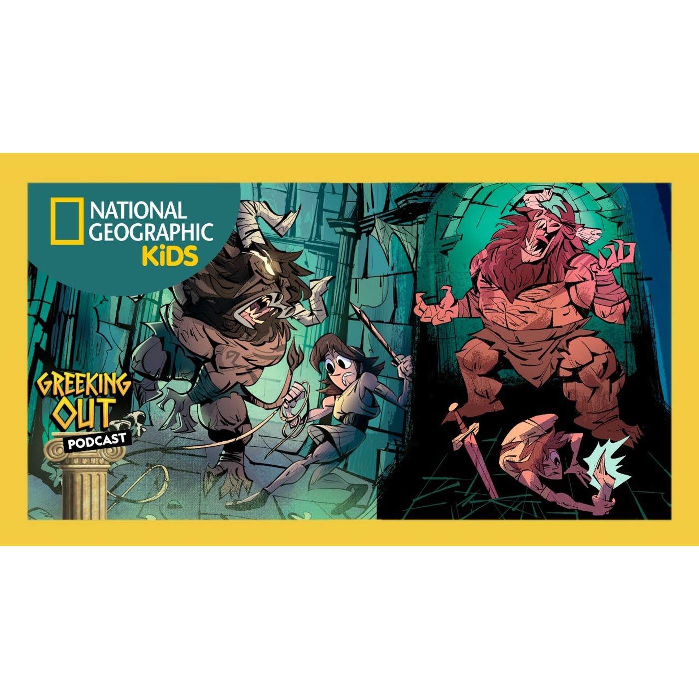 Greeking Out Podcast | Season 2, Episode 1 | Theseus and the Minotaur | @natgeokids
