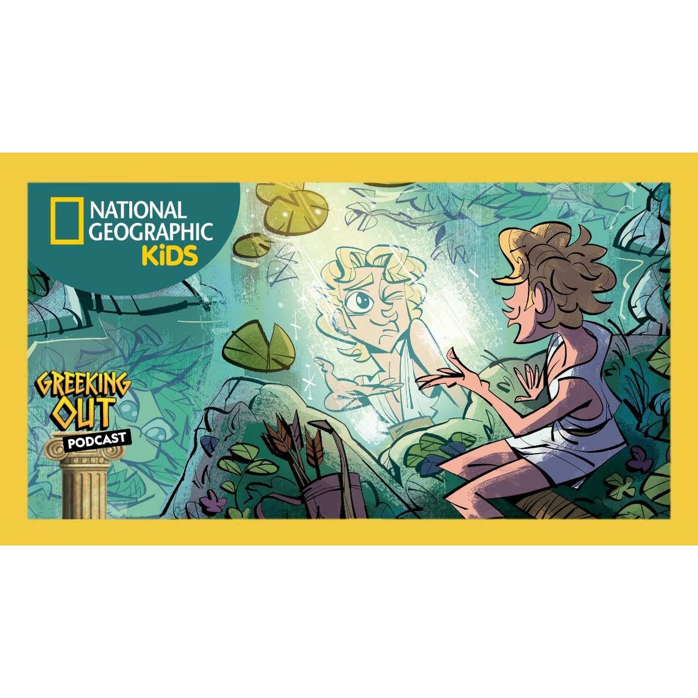 Greeking Out Podcast | Episode 4 | Echo and Narcissus | @natgeokids
